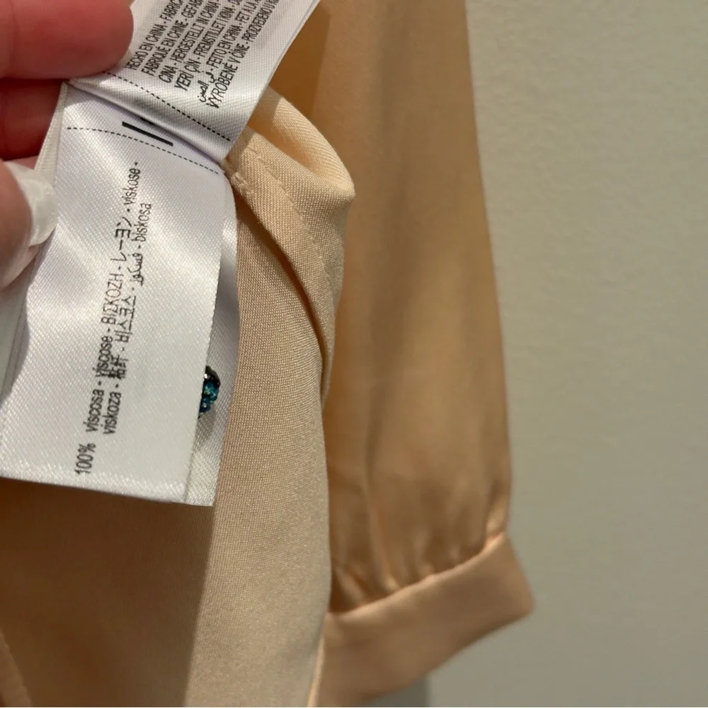 Zara x Kate Moss silky romantic blouse - Picture 9 of 11